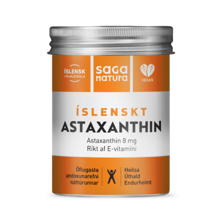 Isländsk Astaxanthin 8 mg — naturlig antioxidant