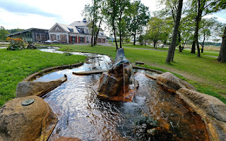 Naturlig vattenmiljö vid Paliesius Herrgård — Reboot Retreat Litauen