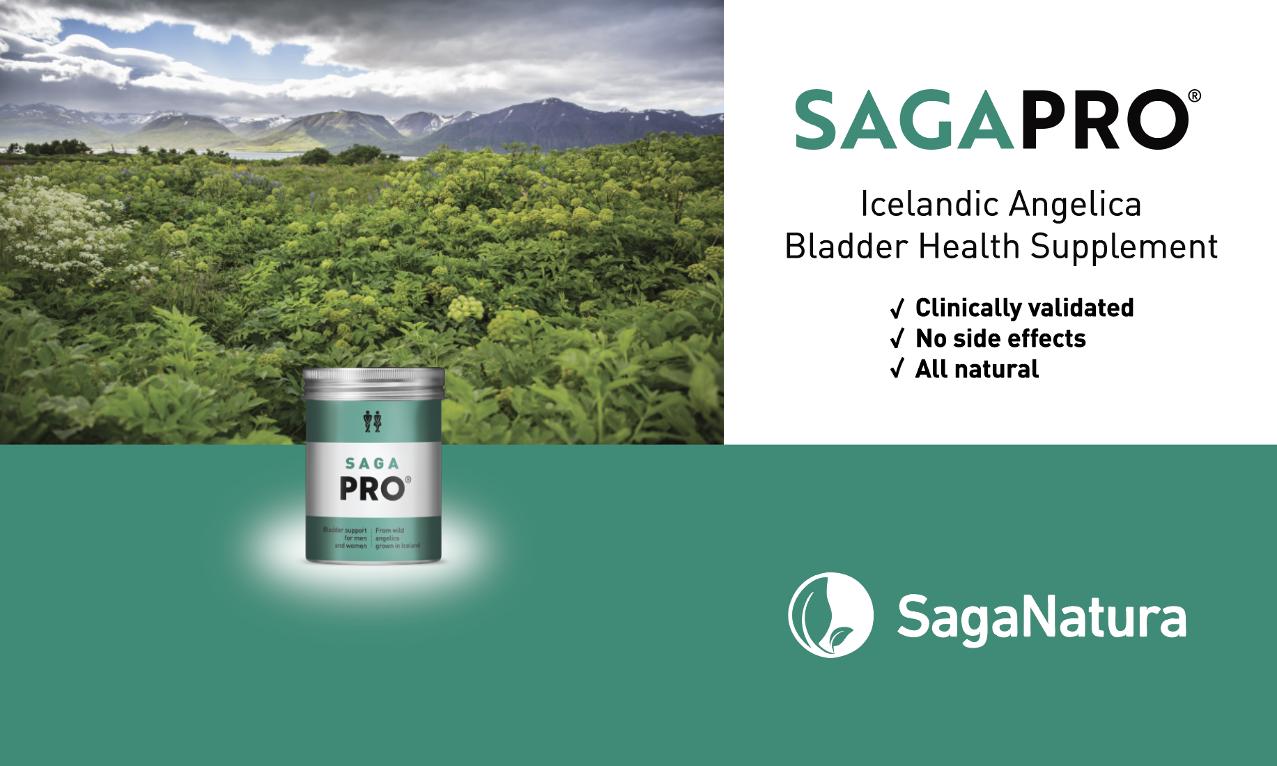 SagaPRO Biotic Complex — kosttillskott för urinvägsfunktion